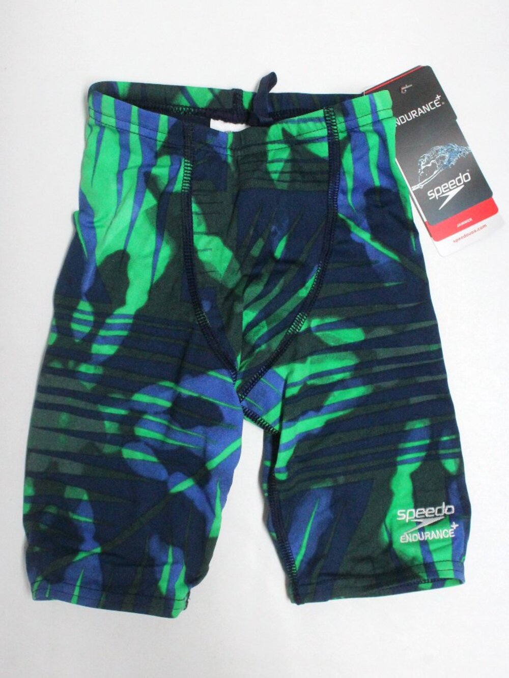 NWT Speedo Reflected Jammer Endurance Medium Size 22 Boys Swimwear